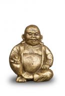 Buddha Mini-Urne aus Keramik - goldfarbig